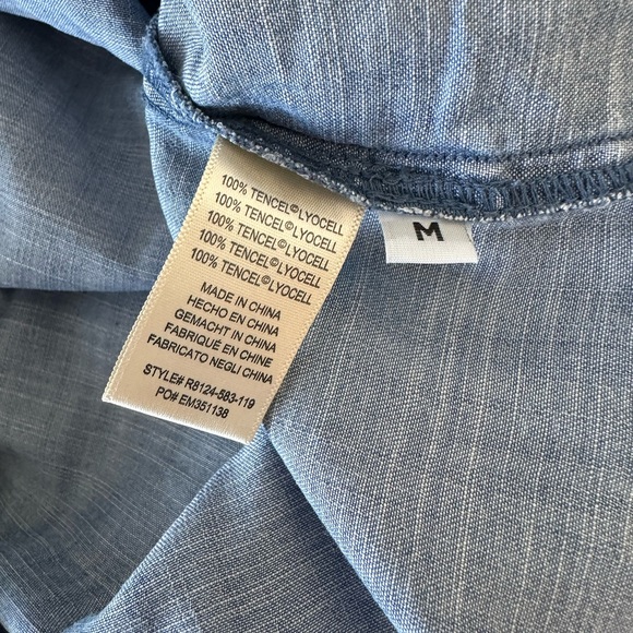 Cloth and Stone shirt denim tunic dress - Picture 5 of 7